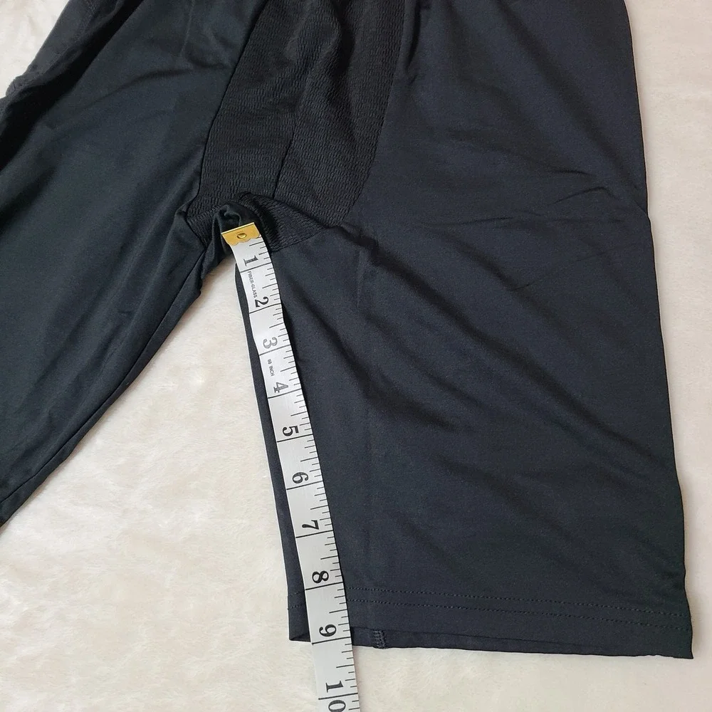 Adidas Sliding Shorts Triple Stripe Slider Climalite Men's Medium Cup Pocket